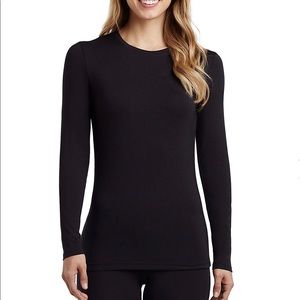 Cuddl Duds Soft Wear Long Sleeve Crew Neck